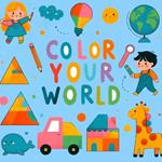 Color Your World: A Fun and Easy 100 Coloring shapes for Toddlers