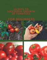 Secrets to Successful Growth of Tomatoes for beginners: Simple Growing Tips for Beginners for Fresh and Healthy Tomatoes.