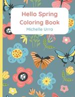 Hello Spring Coloring Book