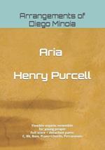 Aria - Henry Purcell: Flexible organic ensemble for young people - Full score + detached parts