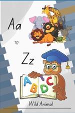 Aa-Zz Wild Animal Writing Book