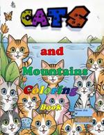 Cats and Mountains Coloring Book: Horses Coloring book