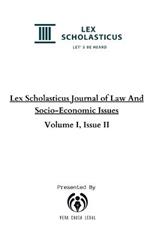 Lex Scholasticus Journal of Law And Socio-Economic Issues (Volume I, Issue II)