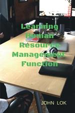 Learning Human Resource Management Function