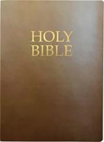 Kjver Holy Bible, Large Print, Coffee Ultrasoft: (King James Version Easy Read, Red Letter, Brown)