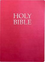 Kjver Holy Bible, Large Print, Berry Ultrasoft: (King James Version Easy Read, Red Letter, Pink)