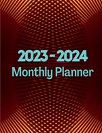 2023-2024 Monthly Planner for Men with Minimalist Cover: 2 Years Journal for Men