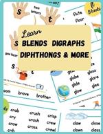 Learn Blends Digraphs Diphthongs & More: Consonants and Vowel Digraphs Learning Letter Sounds English Phonics For Kids Phonics Sounds Phonic Reader book