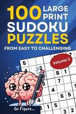 Go Figure...100 Large Print Sudoku Puzzles from Easy to Challenging Volume 3